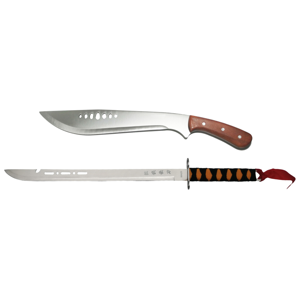 Set sabie de vanatoare, IdeallStore®, Japan Soul si maceta vanatoare Age of Safari, otel inoxidabil [1]
