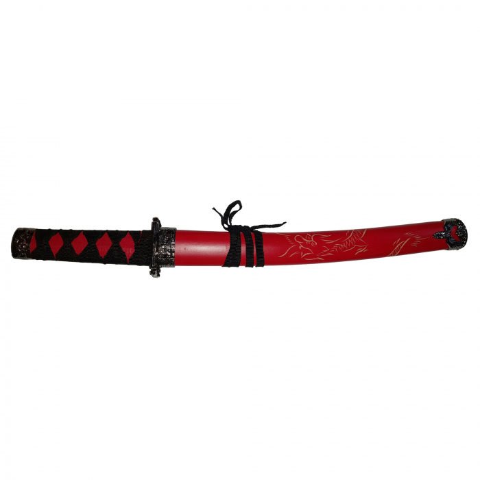 Set sabii decorative IdeallStore®, panoplie, Ninja Warrior, metal, 83 cm, teaca inclusa [4]