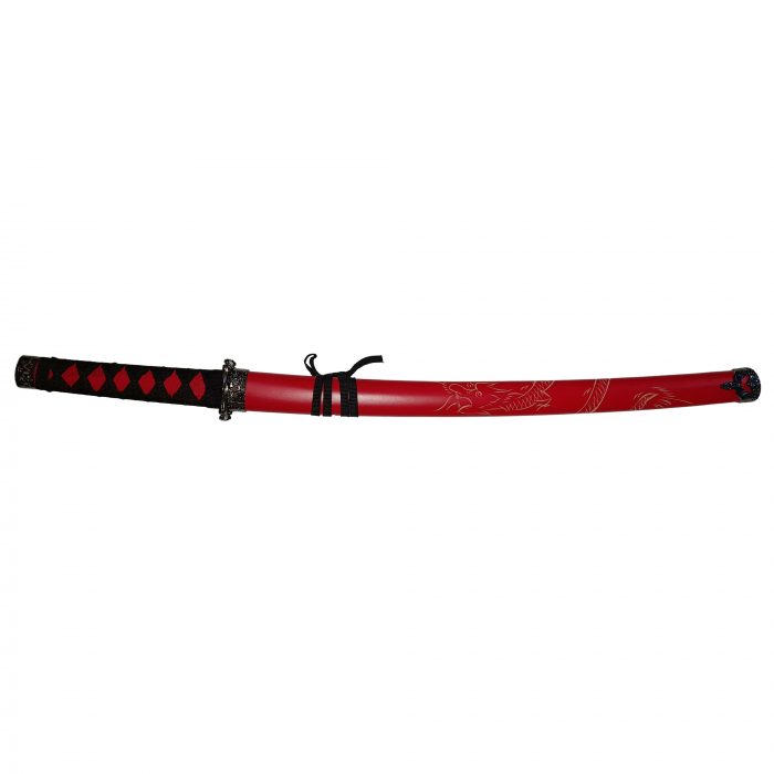 Set sabii decorative IdeallStore®, panoplie, Ninja Warrior, metal, 83 cm, teaca inclusa [5]
