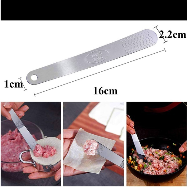 Set sase piese din inox pentru preparat coltunasi, paste, ravioli, empanadas [4]