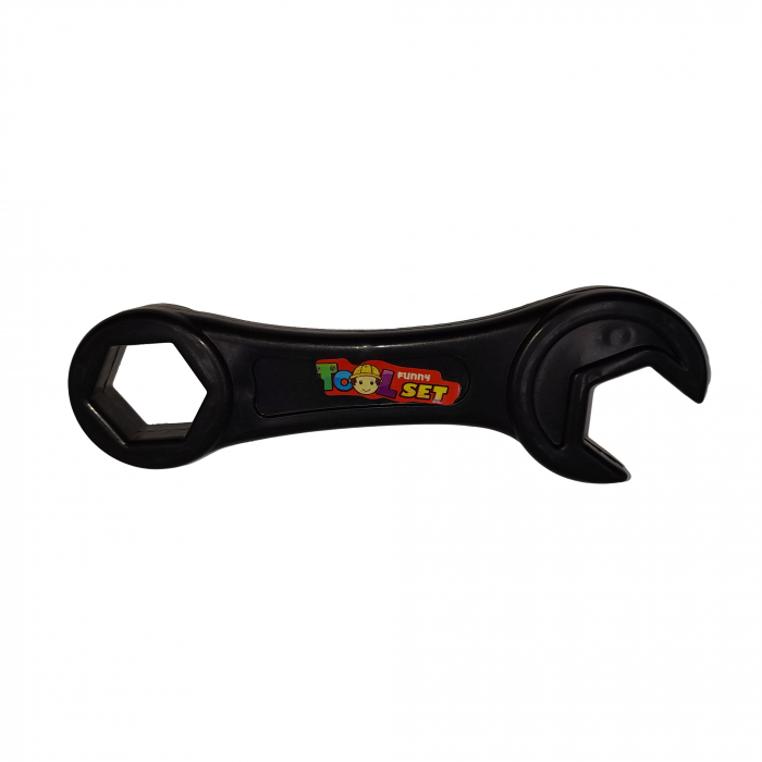 Set scule de jucarie IdeallStore®, Working Belt, plastic, 75 cm, rosu [8]