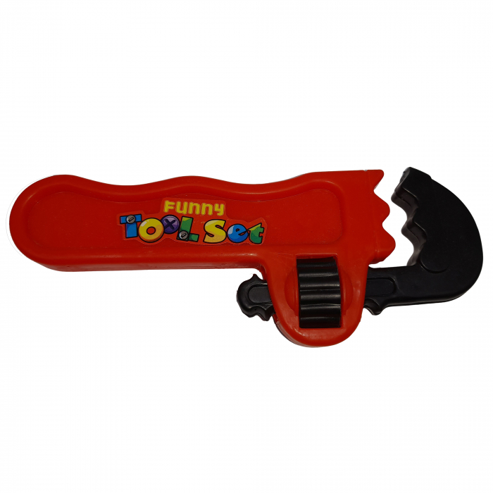 Set scule de jucarie IdeallStore®, Working Belt, plastic, 75 cm, rosu [5]