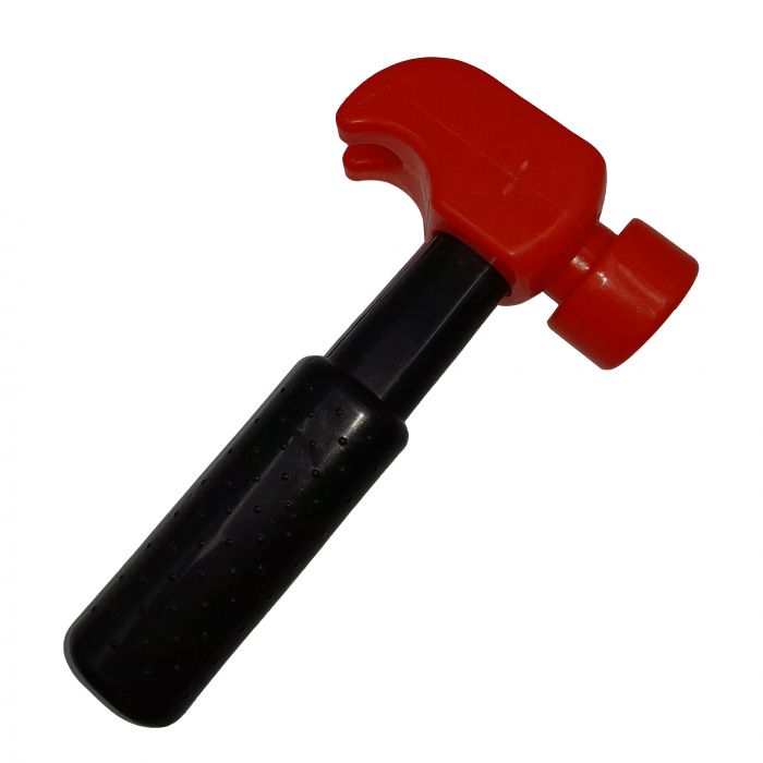 Set scule de jucarie IdeallStore®, Working Belt, plastic, 75 cm, rosu [6]