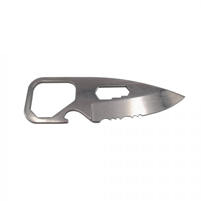 Set tacamuri pentru camping si drumetii IdeallStore®, cutit si furculita, multifunctional, 8.5 cm [5]