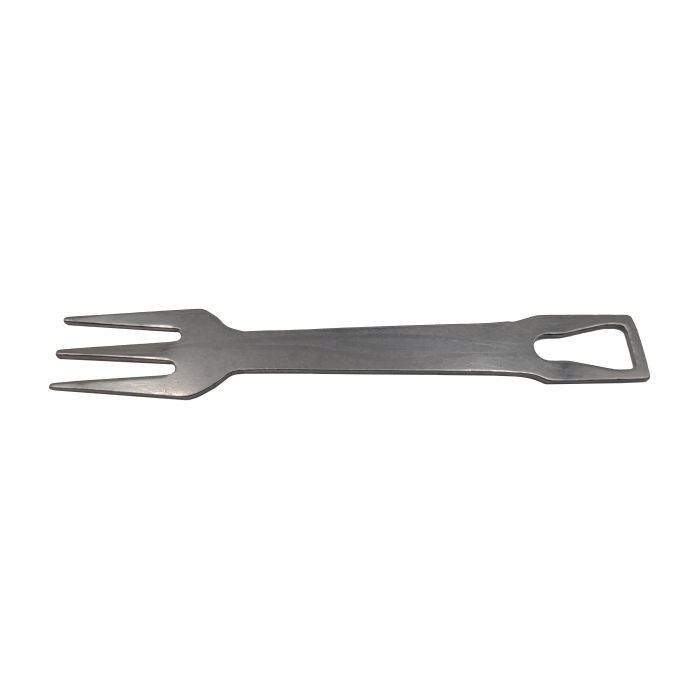 Set tacamuri pentru camping si drumetii IdeallStore®, cutit si furculita, multifunctional, 8.5 cm [4]
