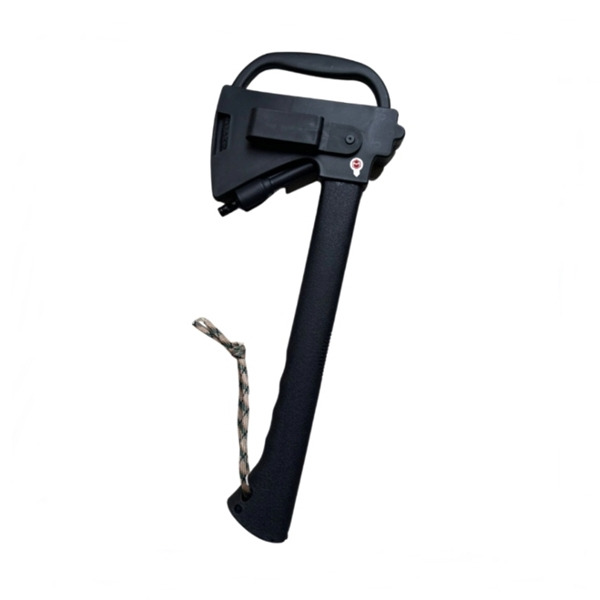 Set topor multifunctional si sabie de vanatoare, IdeallStore®, 35,5 cm , teaca inclusa [9]
