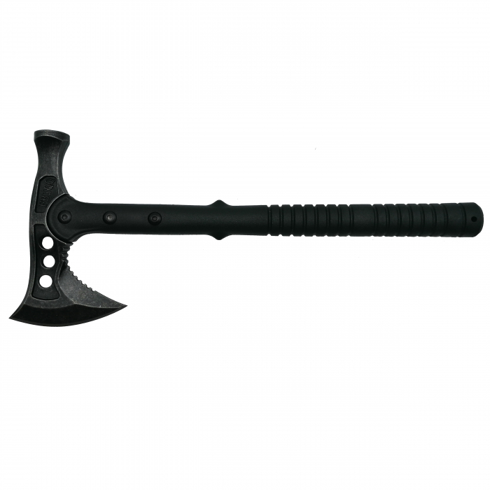 Set topor si sabie de vanatoare, IdeallStore®,  negru, 39 cm, teaca inclusa [3]