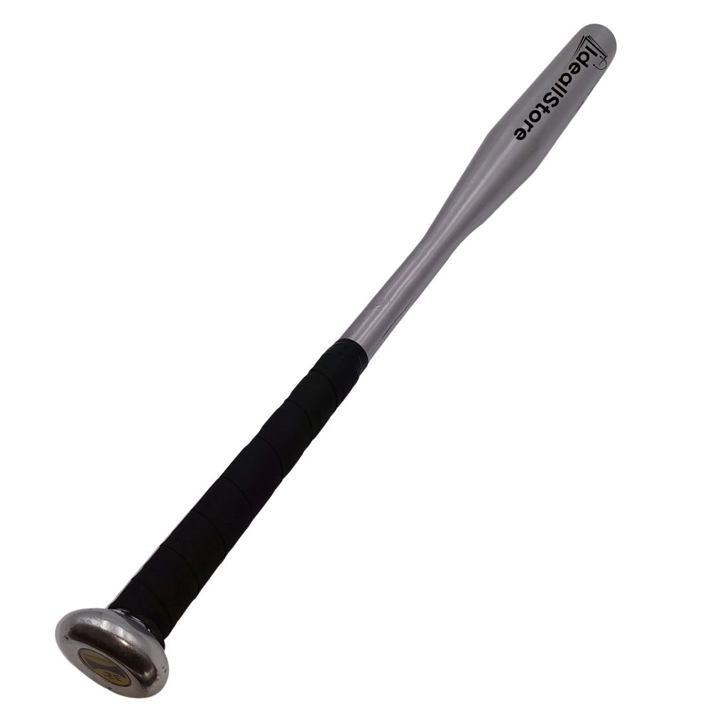 Set trei bate de baseball IdeallStore®, Home Run, aluminiu, 80 cm, argintiu [4]