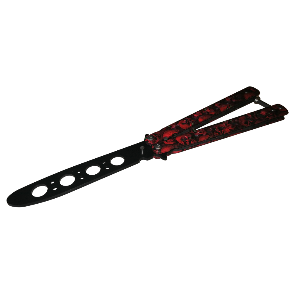 Set trei briceaguri de antrenament IdeallStore®, Scared Skulls, otel inoxidabil, multicolor [2]