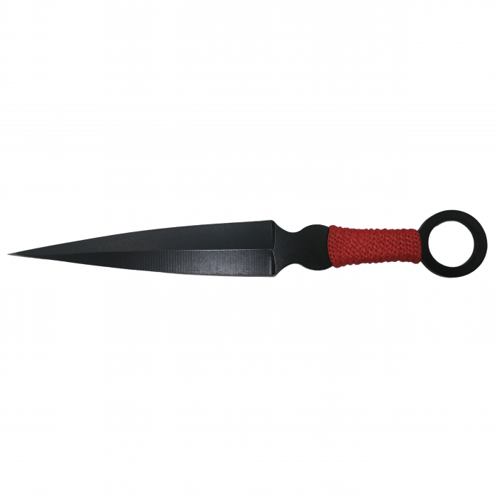 Set trei cutite de aruncat, Black Kunai, otel inoxidabil, 16 cm, teaca inclusa [3]