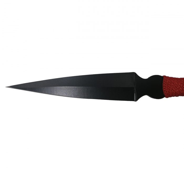 Set trei cutite de aruncat, Black Kunai, otel inoxidabil, 16 cm, teaca inclusa [5]