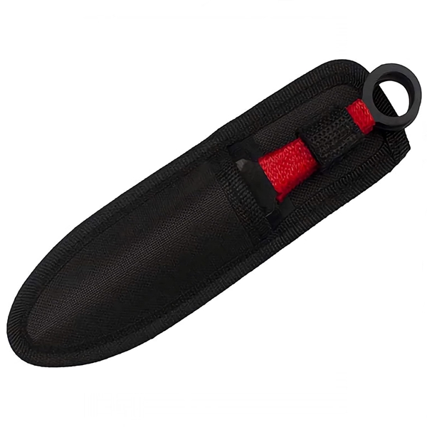 Set trei cutite de aruncat, IdeallStore®, otel inoxidabil, 16 cm, teaca inclusa [4]