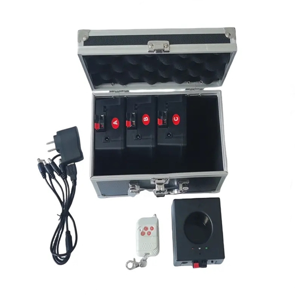 Sistem profesional wireless pentru declanșare artificii, tip vulcan,  4 console [2]