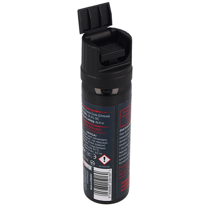 Spray cu ardei iute IdeallStore® impotriva ursilor, Grizzly Defence, dispersant, auto-aparare, 63 ml, negru [3]