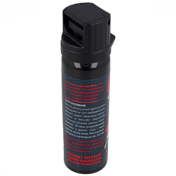 Spray cu ardei iute IdeallStore® impotriva ursilor, Grizzly Defence, dispersant, auto-aparare, 63 ml, negru [4]