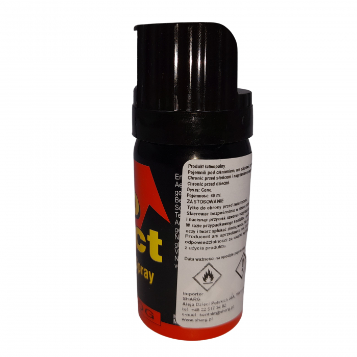 Spray cu piper IdeallStore®, Pro Defence, dispersant, auto-aparare, 40 ml, negru [3]