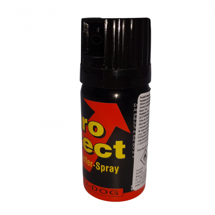 Spray cu piper IdeallStore®, Pro Defence, dispersant, auto-aparare, 40 ml, negru [2]
