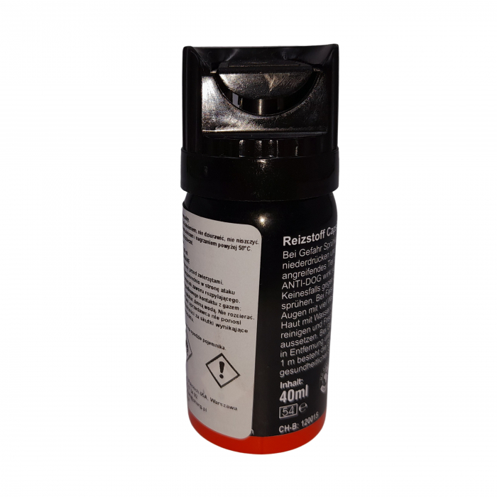 Spray cu piper IdeallStore®, Pro Defence, dispersant, auto-aparare, 40 ml, negru [4]