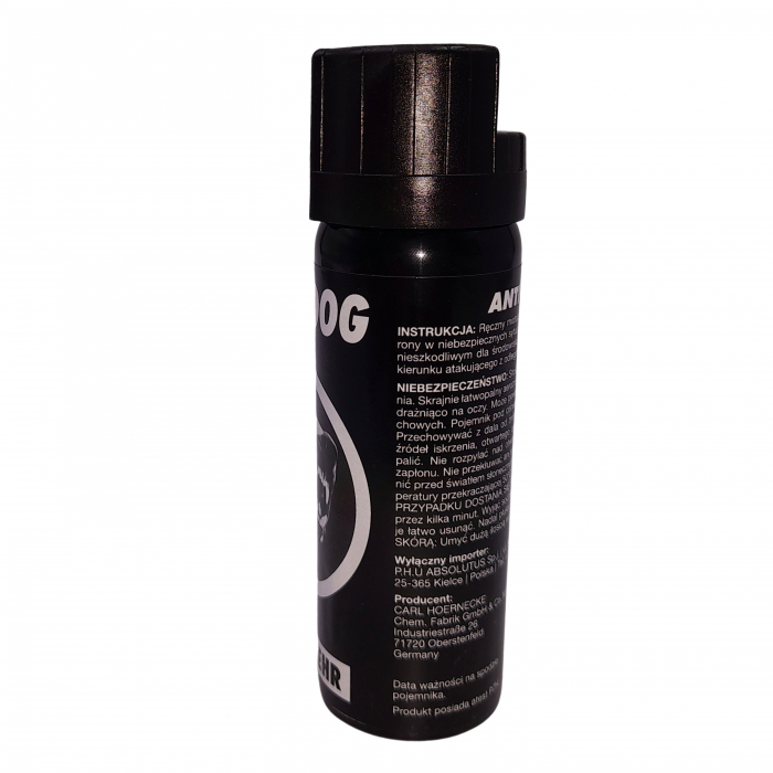 Spray cu piper IdeallStore®, Tier Defence, dispersant, auto-aparare, 63 ml, negru [3]