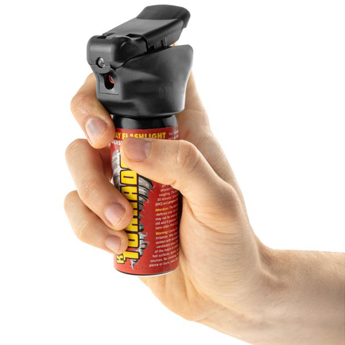 Spray cu piper IdeallStore®, Tornado KO, lanterna LED, jet, auto-aparare, 50 ml [3]
