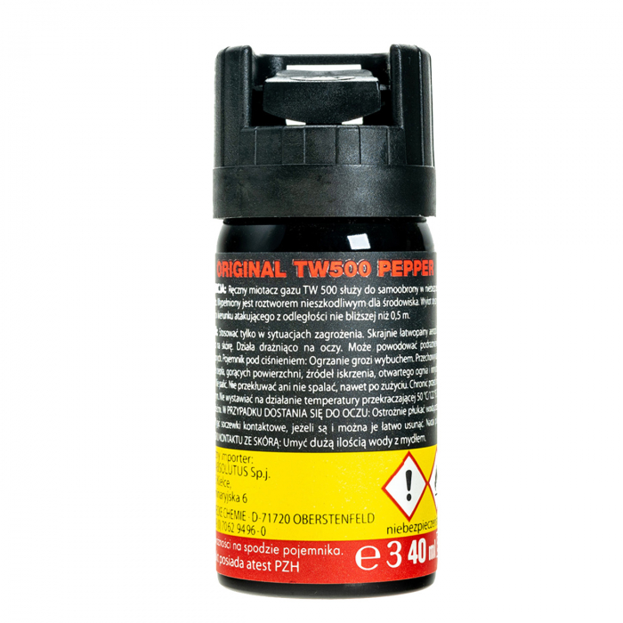 Spray cu piper IdeallStore®, TW-500, dispersant, auto-aparare, 40 ml, negru [2]
