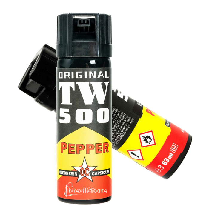 Spray cu piper IdeallStore®, TW-500, dispersant, auto-aparare, 63 ml [5]