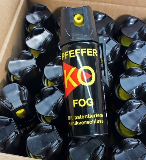 Spray cu piper Pfeffer KO, dispersant, auto-aparare, prindere curea, 50 ml [5]