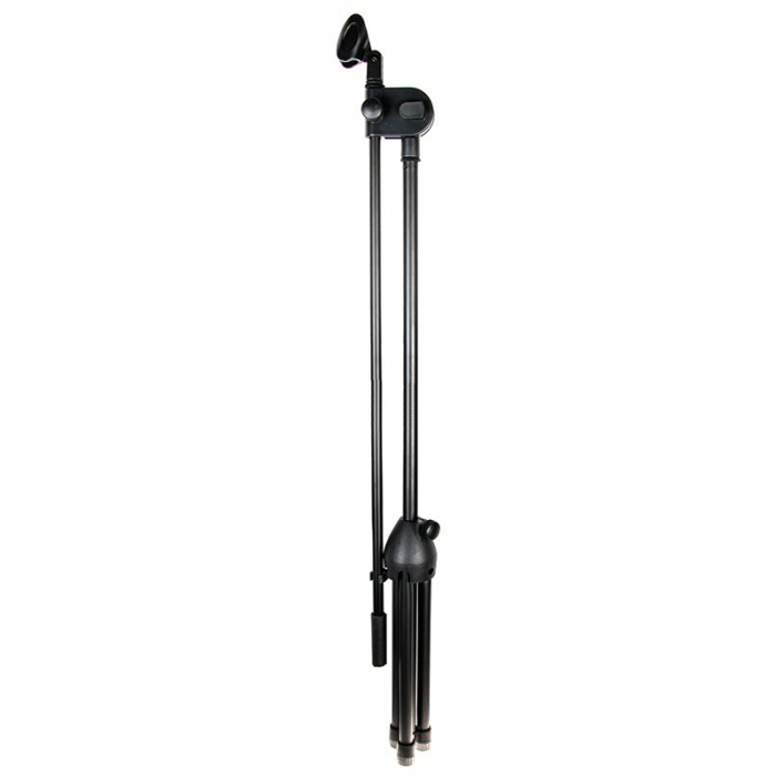 Stativ profesional pentru microfon IdeallStore®, Sound Heat, metalic, 160 cm, negru [5]