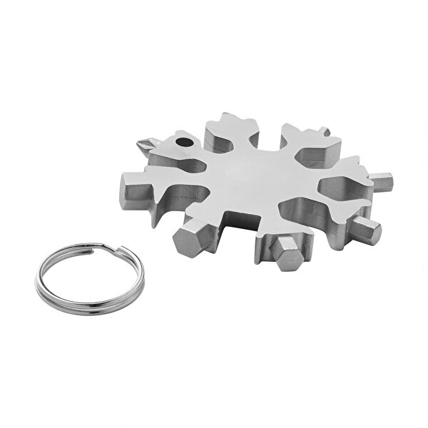 Surubelnita stea multifunctionala tip breloc, IdeallStore®, otel inoxidabil, breloc [5]