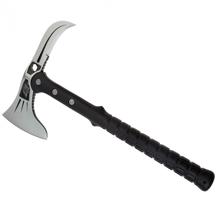 Topor Ideallstore®, Tactical Adventure, otel inoxidabil, argintiu, 41 cm, teaca inclusa [8]