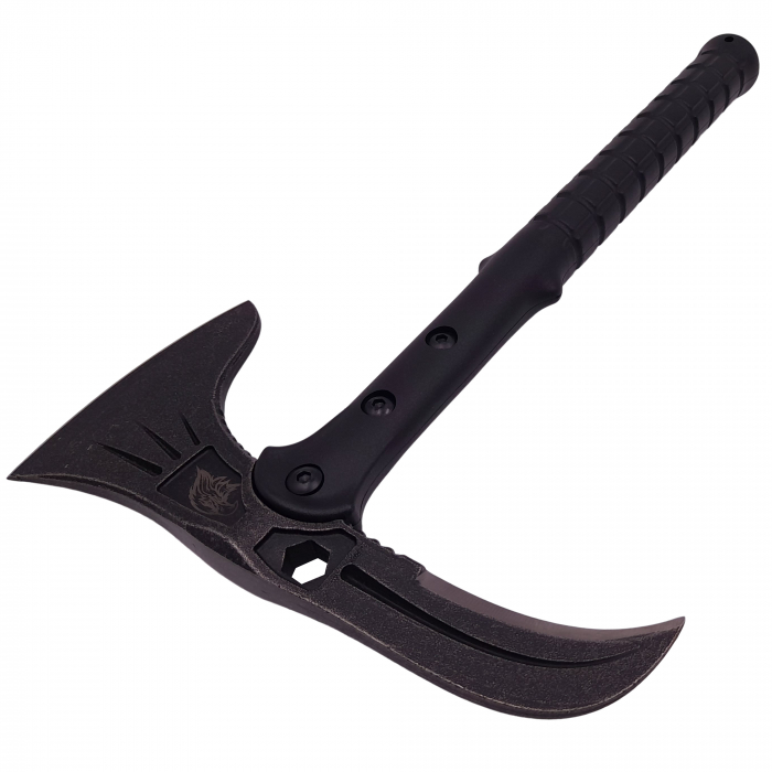 Topor Ideallstore®, Tactical Adventure, otel inoxidabil, negru, 41 cm, teaca inclusa [3]