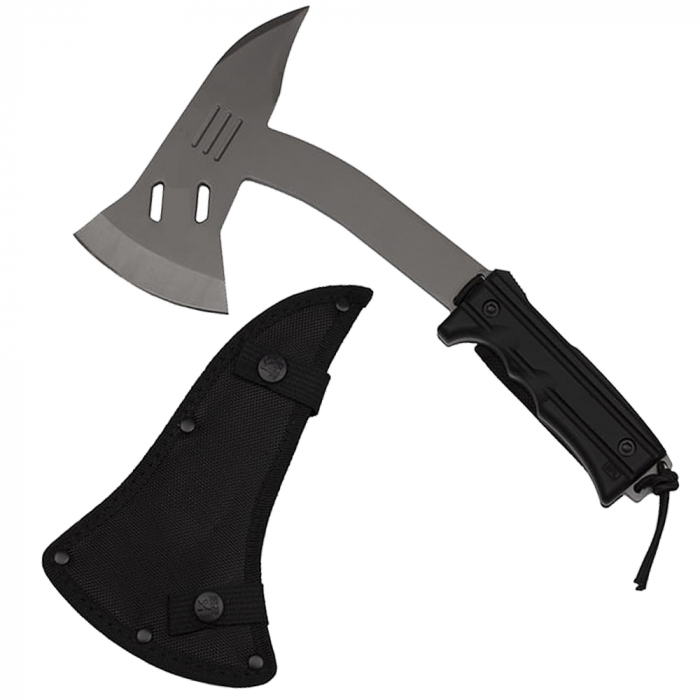 Topor Ideallstore®, Wrath Of Scotland, otel inoxidabil, gri, 33 cm, teaca inclusa [5]