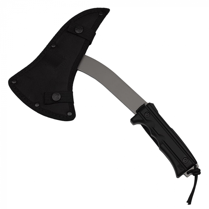 Topor Ideallstore®, Wrath Of Scotland, otel inoxidabil, gri, 33 cm, teaca inclusa [6]