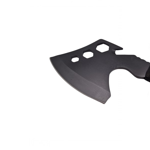 Topor multifunctional, IdeallStore®, maner paracord, inox, negru [5]