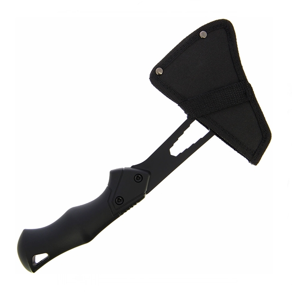 Topor multifunctional, IdeallStore®, negru, 30 cm, teaca inclusa [3]