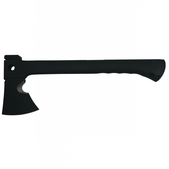 Topor Survivor IdeallStore®, Futuristic Survival, otel inoxidabil, negru, 35.5 cm, teaca inclusa [5]
