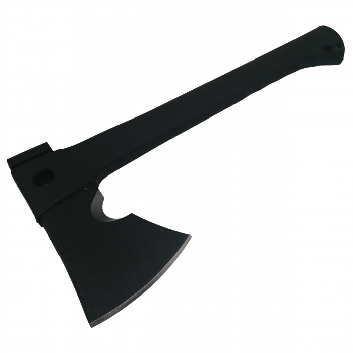 Topor Survivor IdeallStore®, Futuristic Survival, otel inoxidabil, negru, 35.5 cm, teaca inclusa [6]