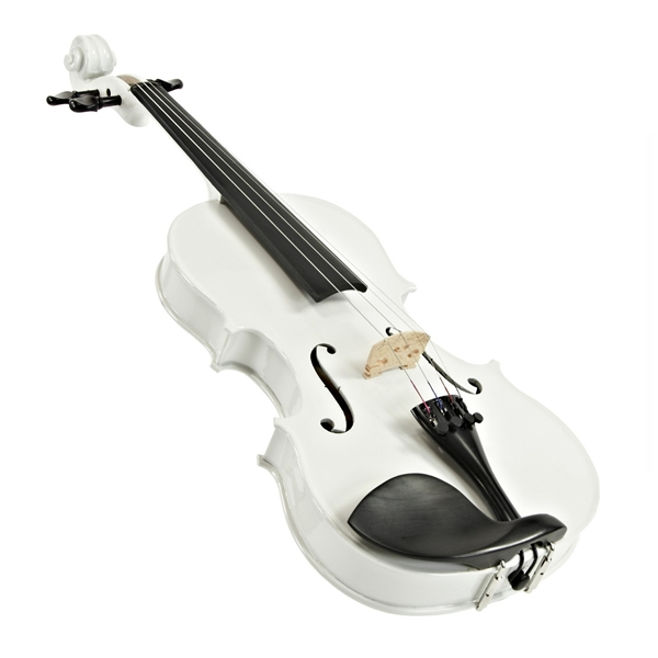 Vioara Clasica 1/4 DEPOX®, 48 cm, Lemn, Arcus, Cutie de Transport si Sacaz, Alb [2]