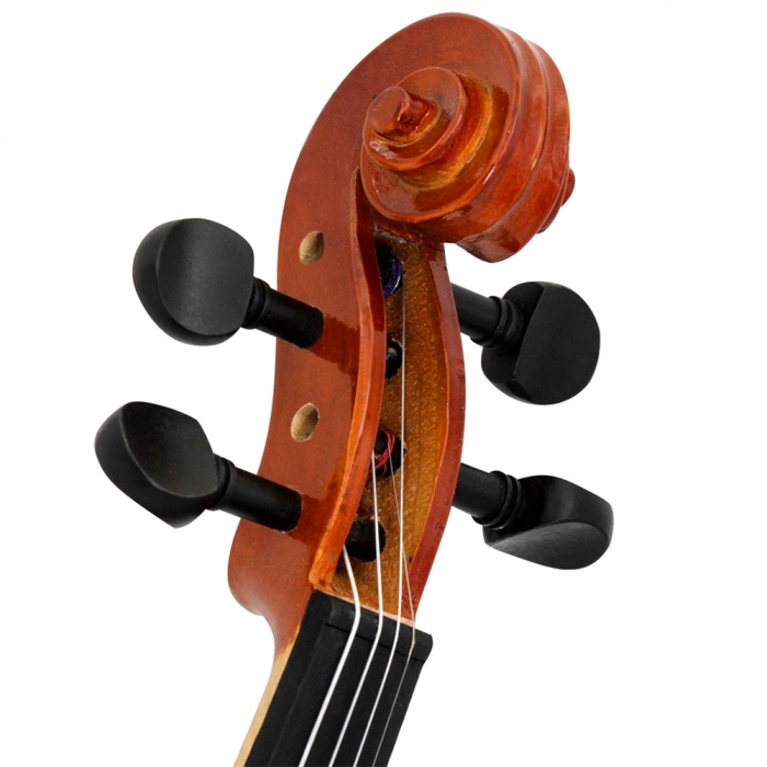Vioara clasica din lemn 4/4, IdeallStore®, Maro [4]