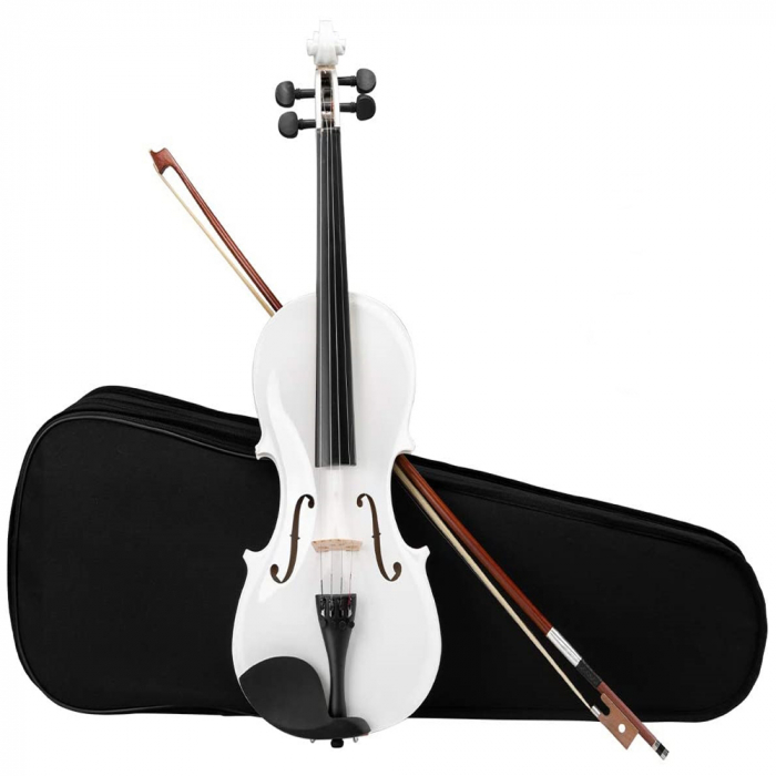 Vioara clasica din lemn, IdeallStore, Marime 4/4, toc inclus [2]