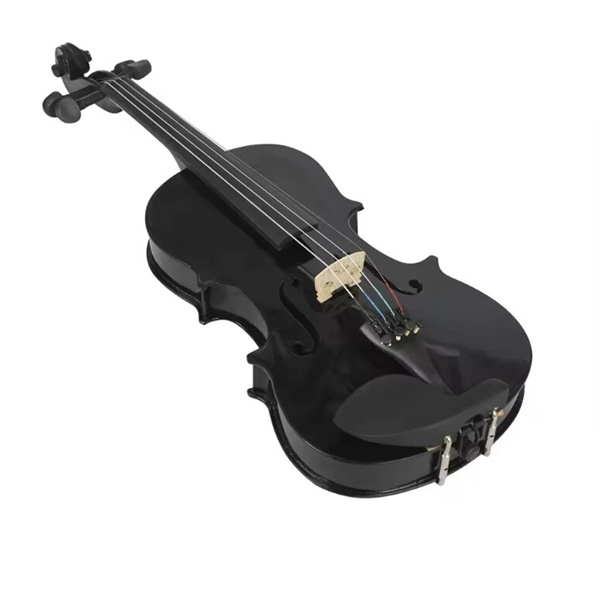 Vioara Clasica pentru Copii si Incepatori 1/8 DEPOX®, 43 cm, Lemn, Arcus, Cutie de Transport si Sacaz, Negru [2]