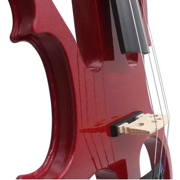 Vioara electrica 4/4, lemn, visiniu [4]