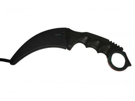 Cutit karambit de vanatoare IdeallStore®, Rainbow Web, 18.5 cm, multicolor [4]