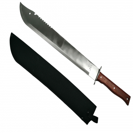 Sabii & Macete - Sabie de vanatoare IdeallStore®, Lord Blade, maner lemn, 69 cm, teaca inclusa