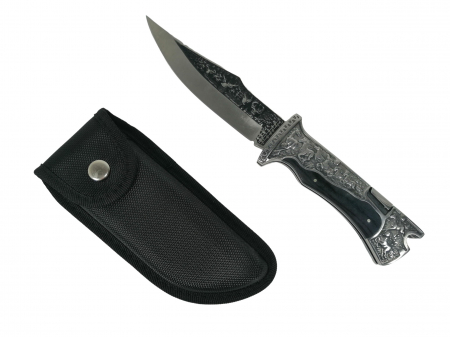 Bricege - Briceag de vanatoare IdeallStore®, otel inoxidabil, Imperial Blade, argintiu, 27.5 cm