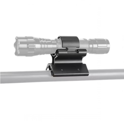 SPORT & TIMP LIBER - Suport magnetic lanterna vanatoare, diametru 25 mm, aluminiu, negru