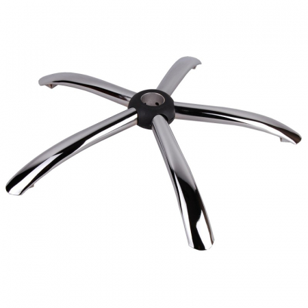 Baza metalica pentru scaun directorial, 56 cm, argintie [1]
