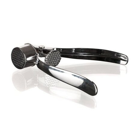 Presa de usturoi, metalic, 15.5 cm, argintiu [4]