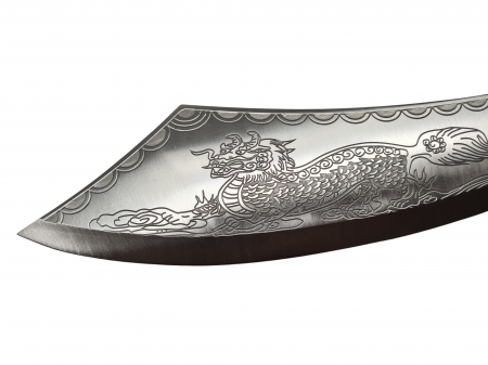 Maceta, Breath of the Dragon, otel inoxidabil, cutit de aruncat inclus, 54 cm [4]