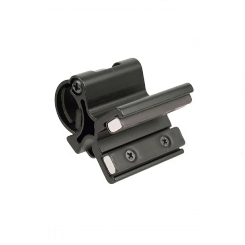 Suport magnetic lanterna vanatoare, diametru 25 mm, aluminiu, negru [2]